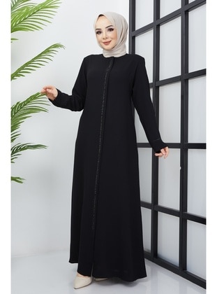 Black - Abaya - Hafsa Mina