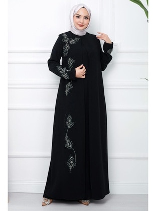 Black - Modest Dress - Hafsa Mina