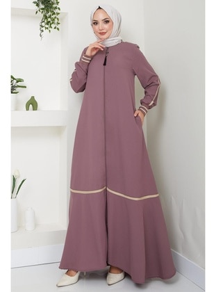 Dusty Rose - Abaya - Hafsa Mina