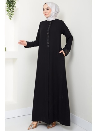 Black - Abaya - Hafsa Mina