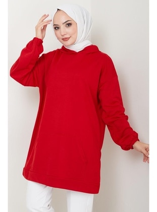 Red - Tunic - Hafsa Mina