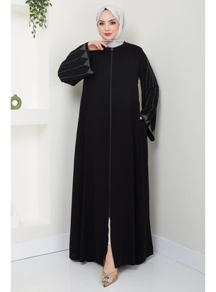 Black - Abaya - Hafsa Mina