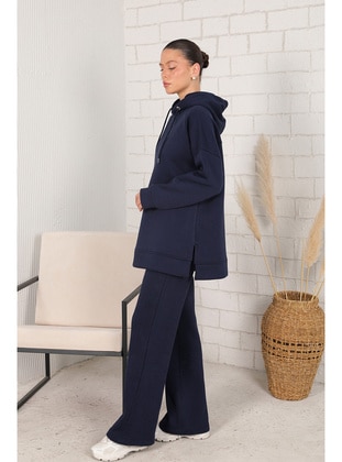 Navy Blue - Suit - Melike Tatar