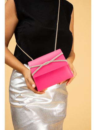 Fuchsia - Clutch - 500gr - Clutch Bags / Handbags - Pembe Potin