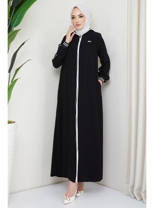 Black - Abaya - Hafsa Mina