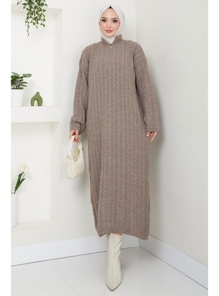 Mink - Modest Dress - Hafsa Mina