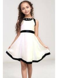 White - Girls` Dress