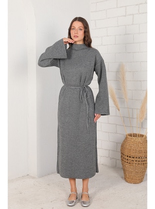 Anthracite - Modest Dress - Melike Tatar