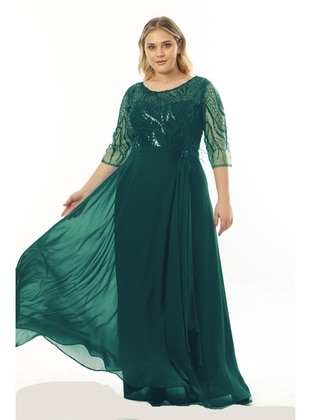 Emerald - Plus Size Evening Dress - Ladies First