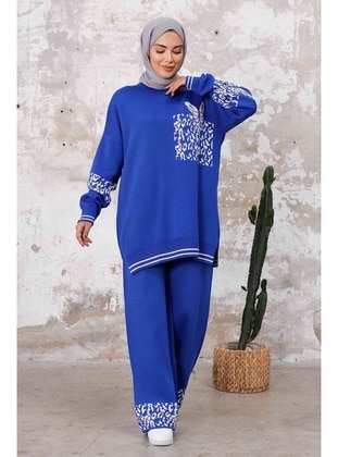 Saxe Blue - Knit Suits - Bestenur