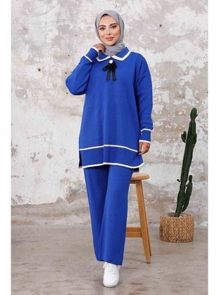 Saxe Blue - Knit Suits - Bestenur