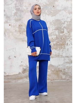 Saxe Blue - Knit Suits - Bestenur