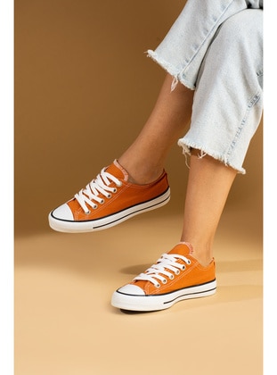 Orange - Sport - Sports Shoes - Pembe Potin