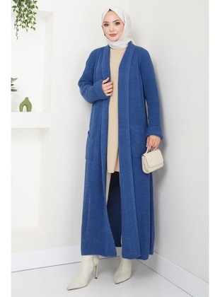 Indigo - Knit Cardigan - Hafsa Mina