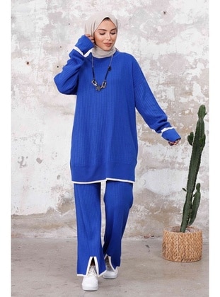 Saxe Blue - Knit Suits - Bestenur