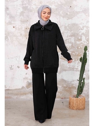 Black - Knit Suits - Bestenur