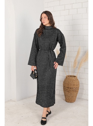 Black - Modest Dress - Melike Tatar