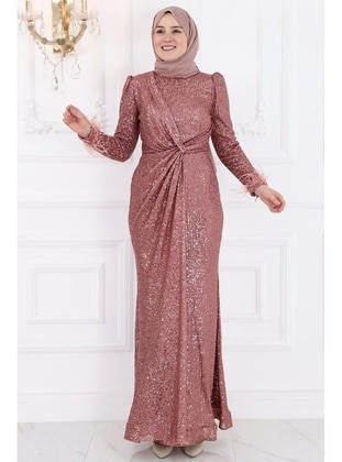 Dusty Rose - Modest Evening Dress - Amine Hüma