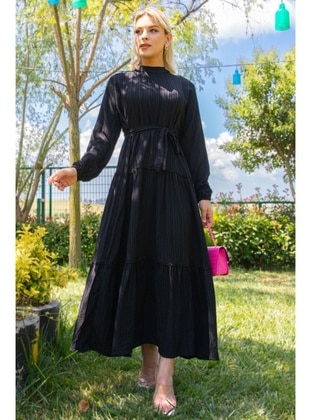 Black - Modest Dress - Hafsa Mina