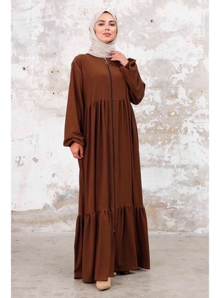 Brown - Abaya - Bestenur