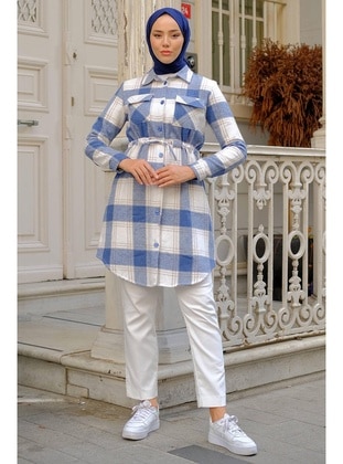 Blue - Tunic - Hafsa Mina