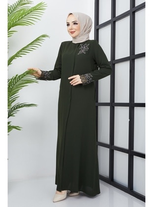 Khaki - Abaya - Hafsa Mina