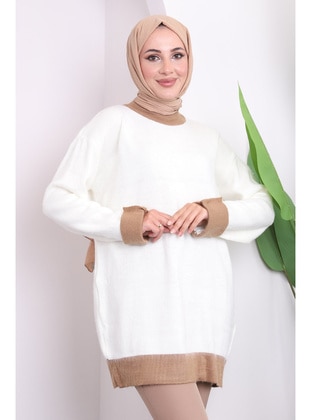 Ecru - Knit Tunics - İmaj Butik