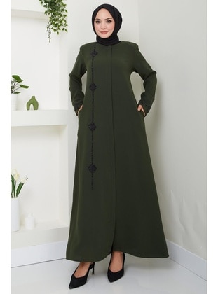 Khaki - Abaya - Hafsa Mina