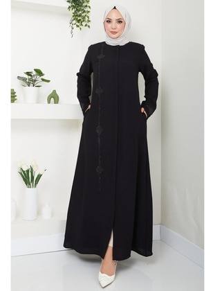 Black - Abaya - Hafsa Mina