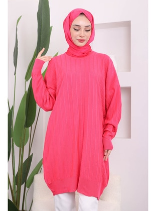 Fuchsia - Knit Tunics - İmaj Butik