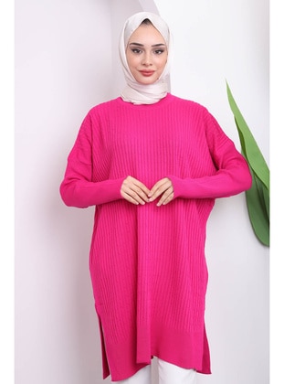 Fuchsia - Knit Tunics - İmaj Butik