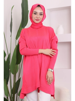 Fuchsia - Knit Tunics - İmaj Butik