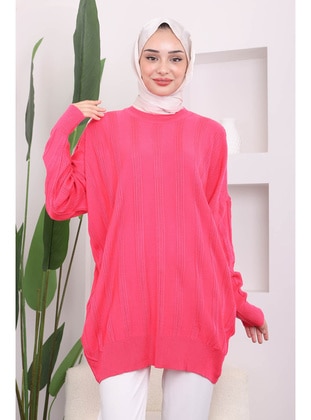 Fuchsia - Knit Tunics - İmaj Butik