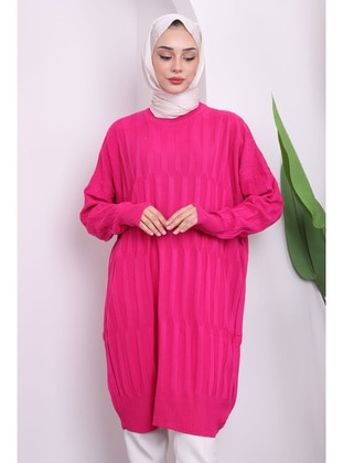 Fuchsia - Knit Tunics - İmaj Butik