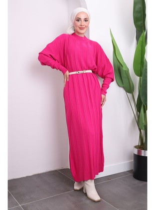 Fuchsia - Knit Dresses - İmaj Butik