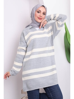 Grey - Knit Tunics - İmaj Butik