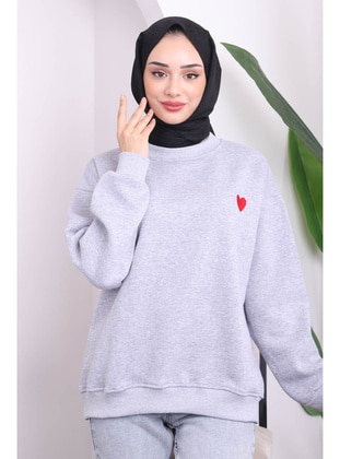 Grey - Sweat-shirt - İmaj Butik