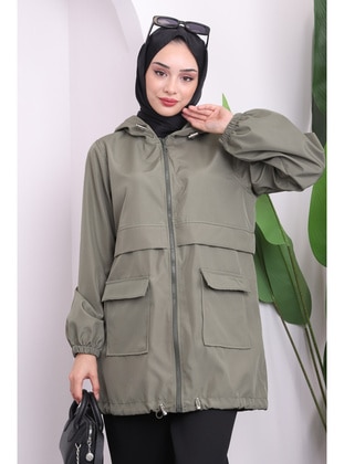 Khaki - Unlined - Trench Coat - İmaj Butik