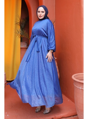 Indigo - Fully Lined - Modest Dress - İmaj Butik