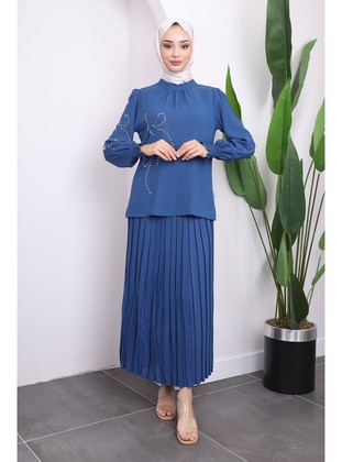 Indigo - Unlined - Suit - İmaj Butik