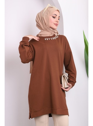 Brown - Tunic - İmaj Butik