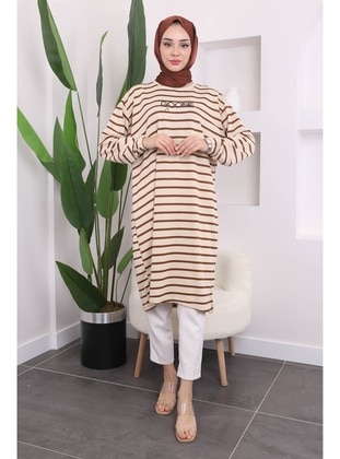 Brown - Tunic - İmaj Butik