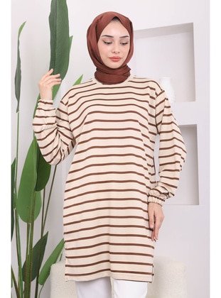 Brown - Tunic - İmaj Butik