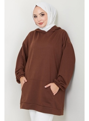 Brown - Tunic - Hafsa Mina