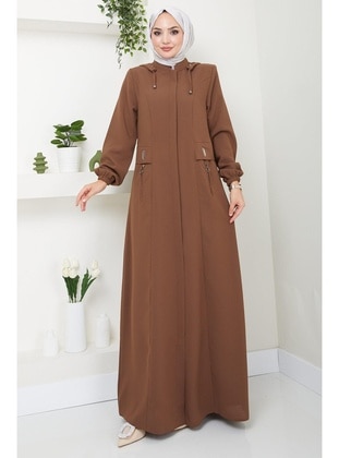 Camel - Abaya - Hafsa Mina