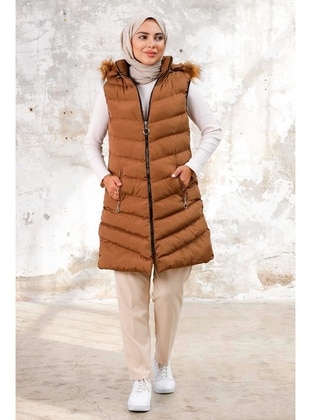 Brown - Vest - Bestenur