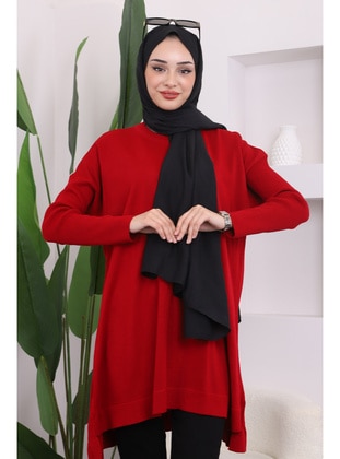 Red - Knit Tunics - İmaj Butik