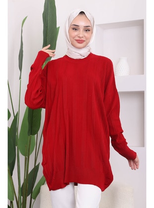 Red - Knit Tunics - İmaj Butik