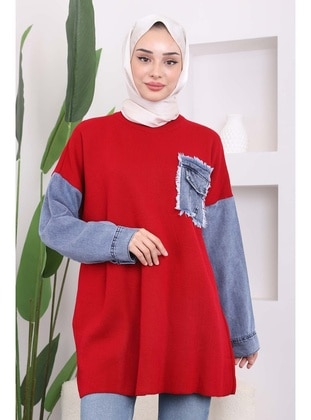 Red - Knit Tunics - İmaj Butik