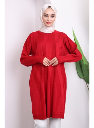 Red - Knit Tunics - İmaj Butik